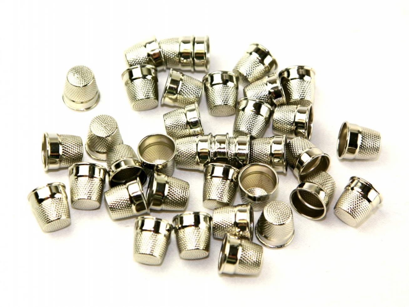 Metal Thimbles Silver