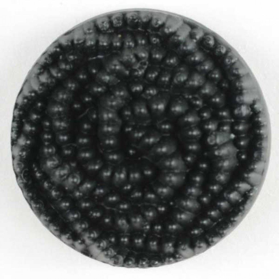 Dill Round Plastic Buttons Black