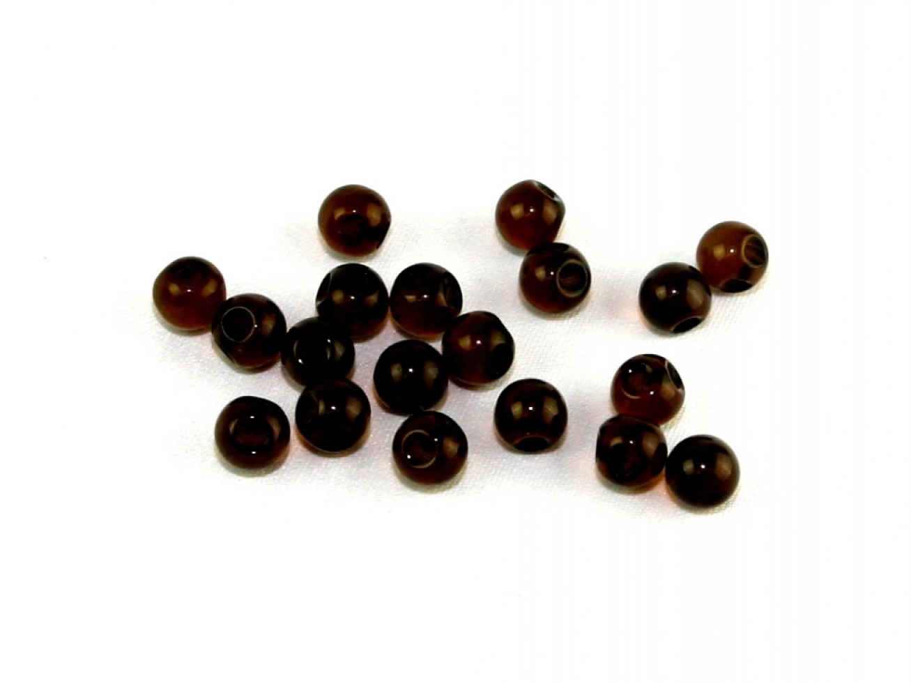 Dill Pearlised Ball Buttons Brown
