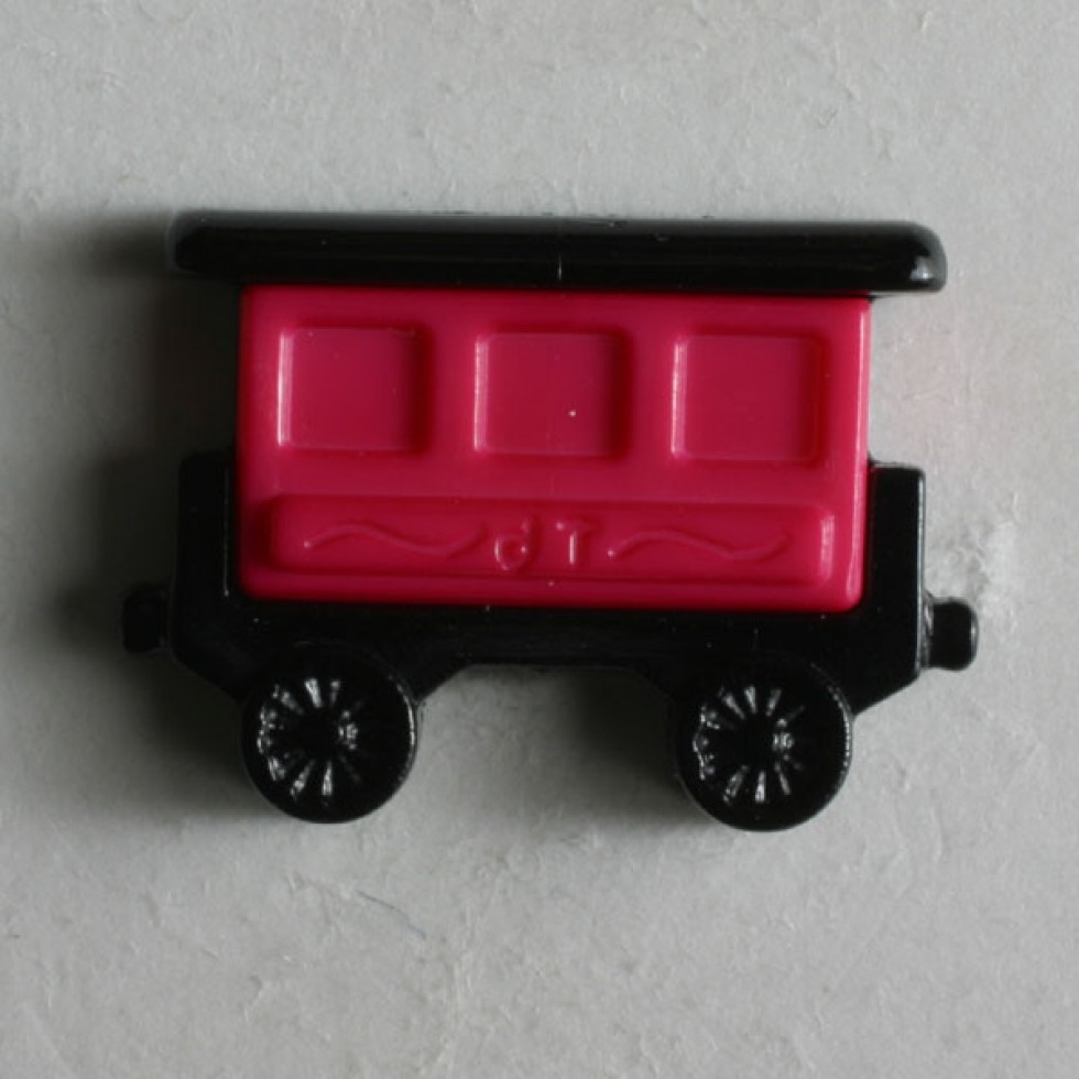 Dill Train Buttons Pink