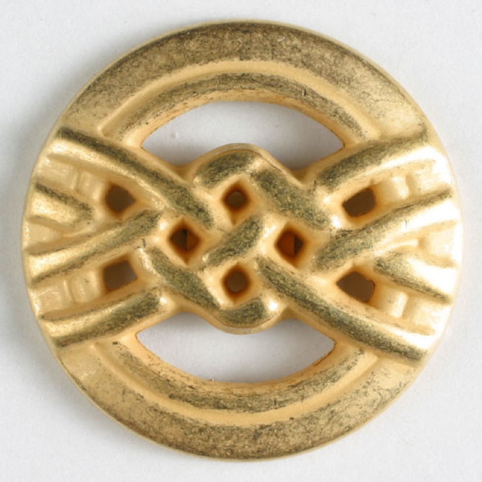 Dill Round Metal Buttons Gold