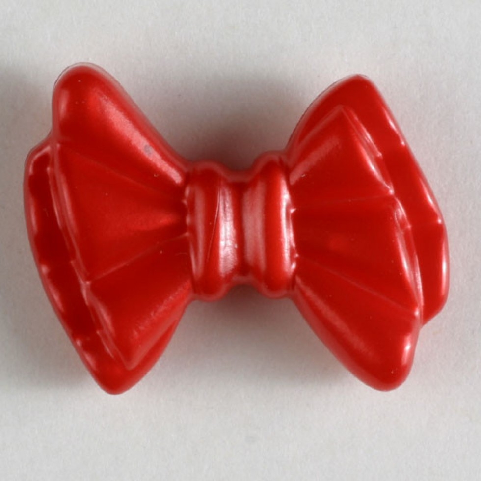 Dill Bow Buttons Red