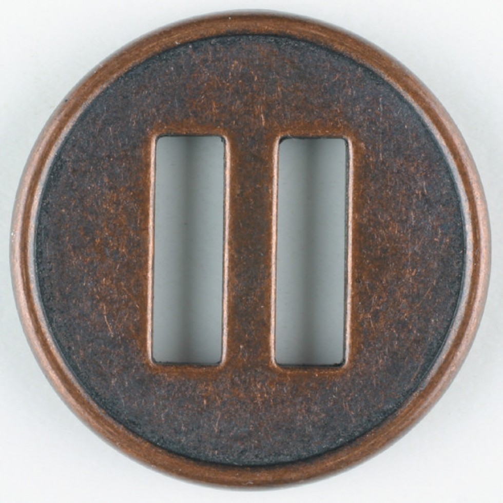 Dill Round Metal Buttons Copper
