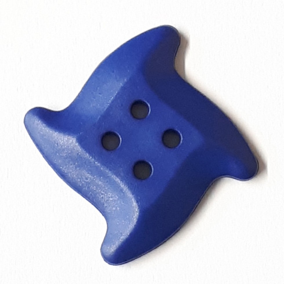 Dill Starfish Geometric Buttons Royal Blue