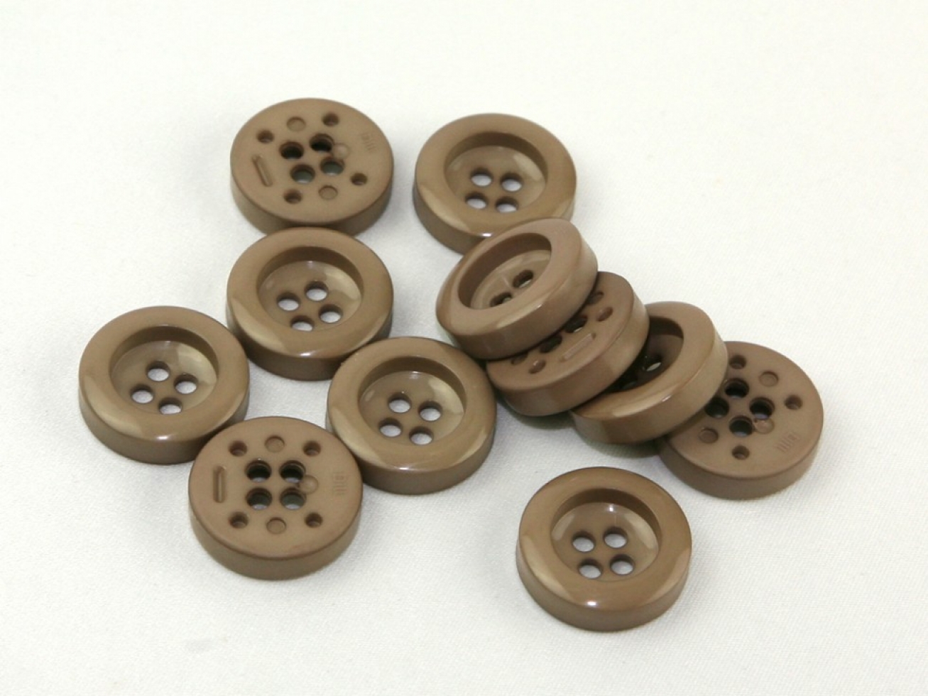 Dill Chunky Coat Buttons Taupe