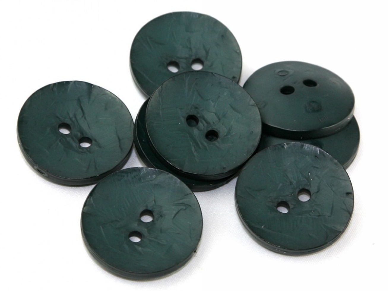 Dill Extra Large Round Buttons Dark Green