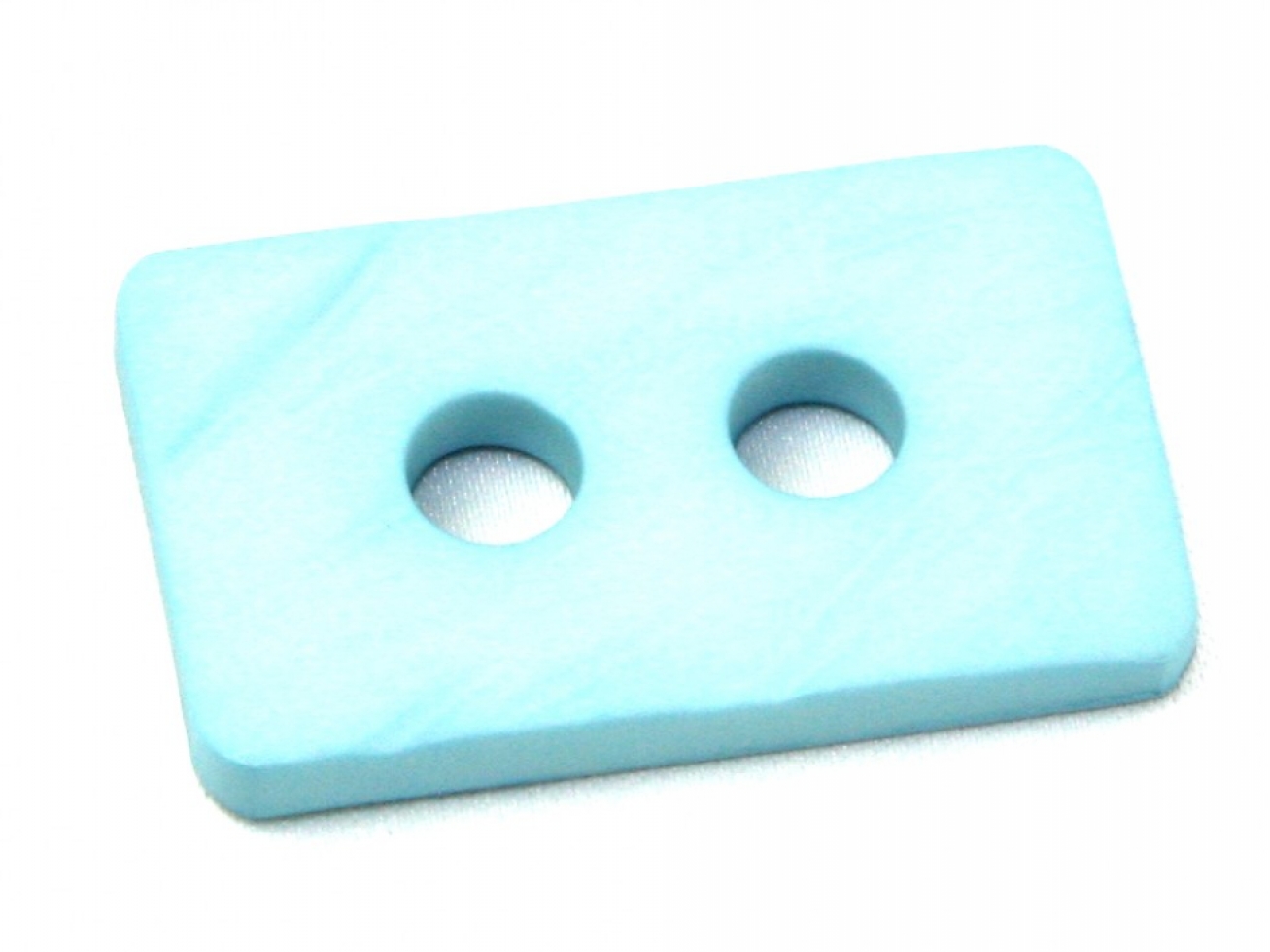 Dill Textured Rectangle Buttons Light Blue