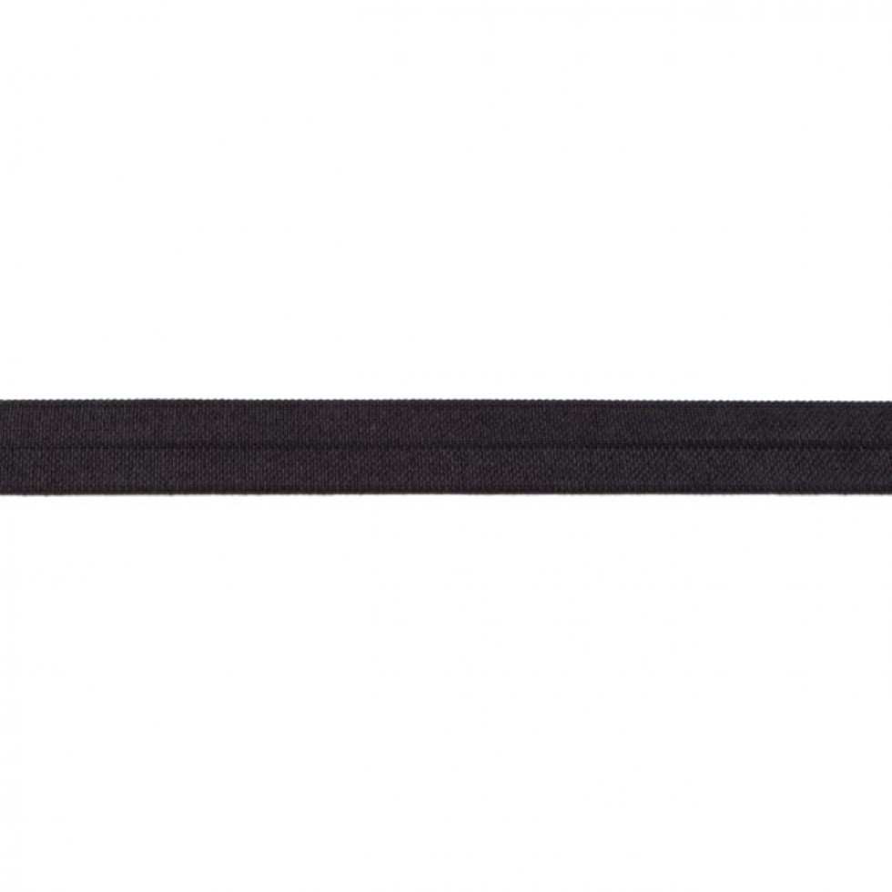 Fold Over Elastic Black