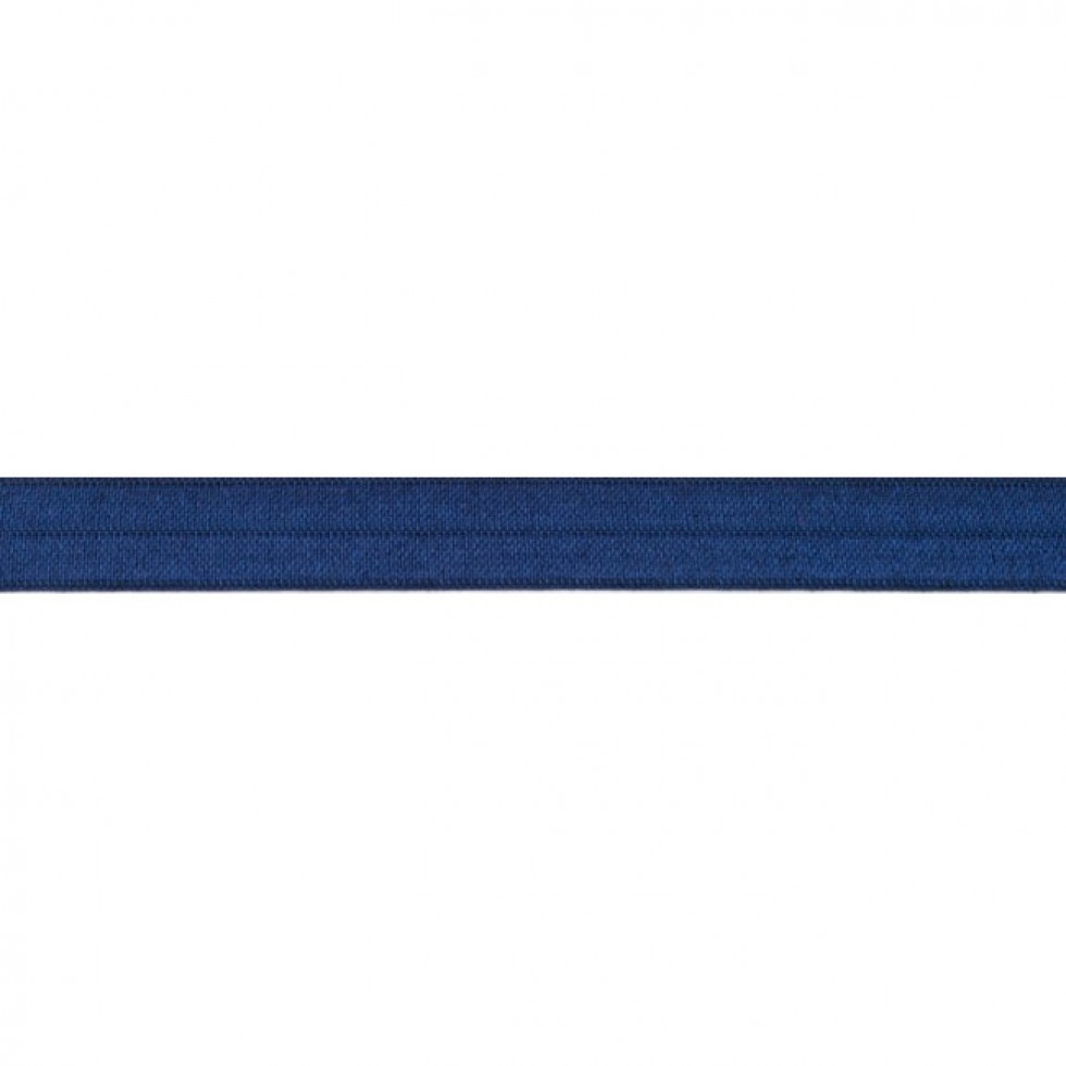 Fold Over Elastic Dark Blue