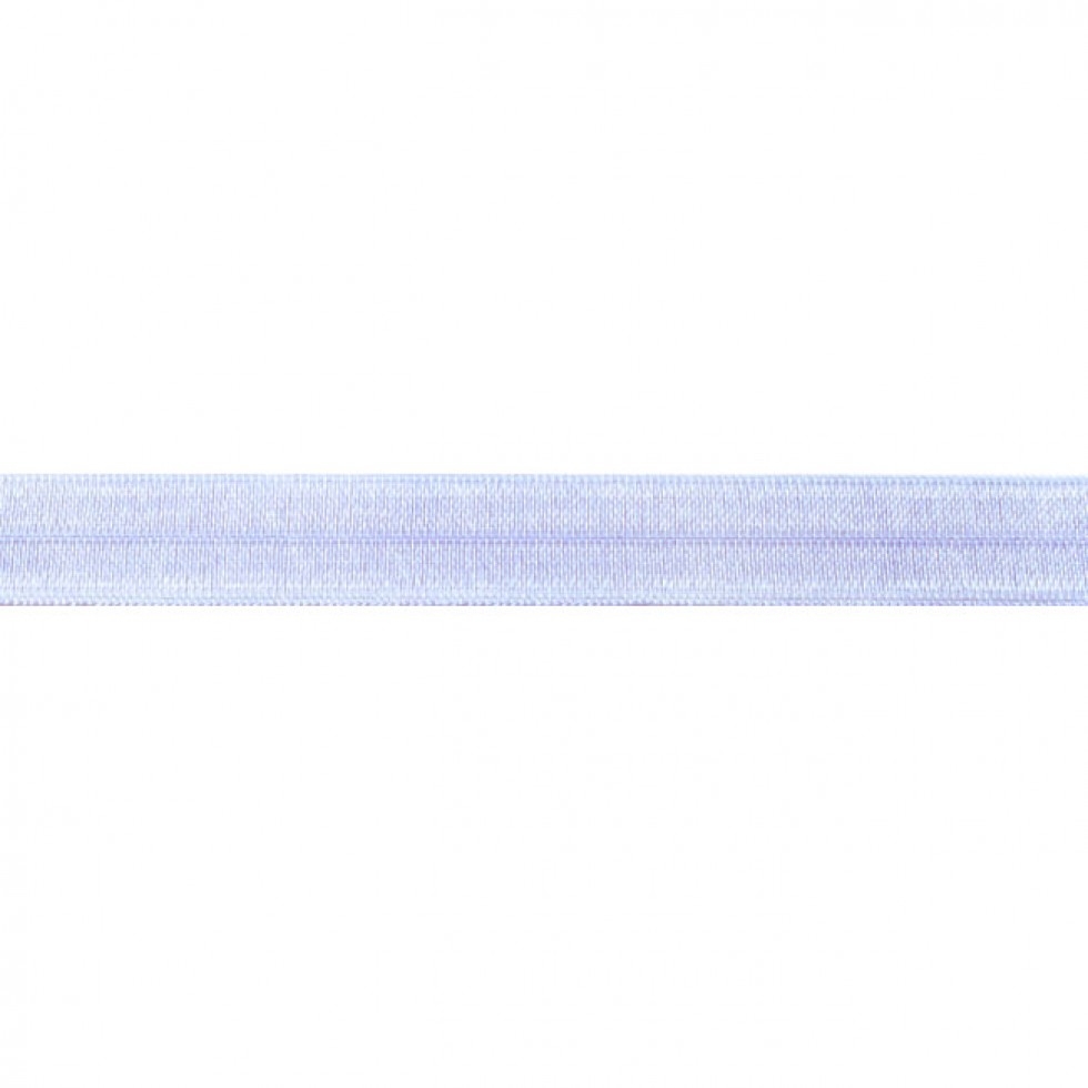 Fold Over Elastic Light Blue