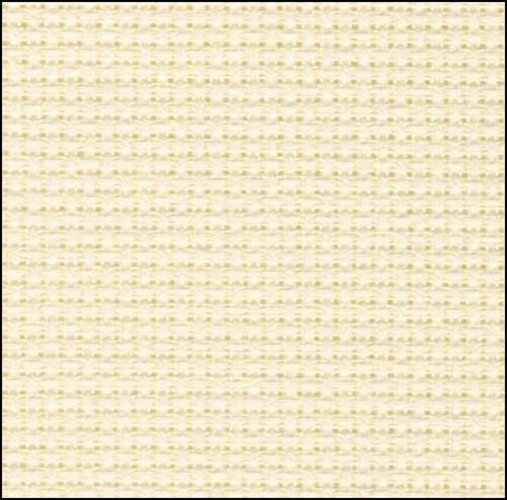 Stitch Garden Aida 18 HPI Cross Stitch Fabric Cream