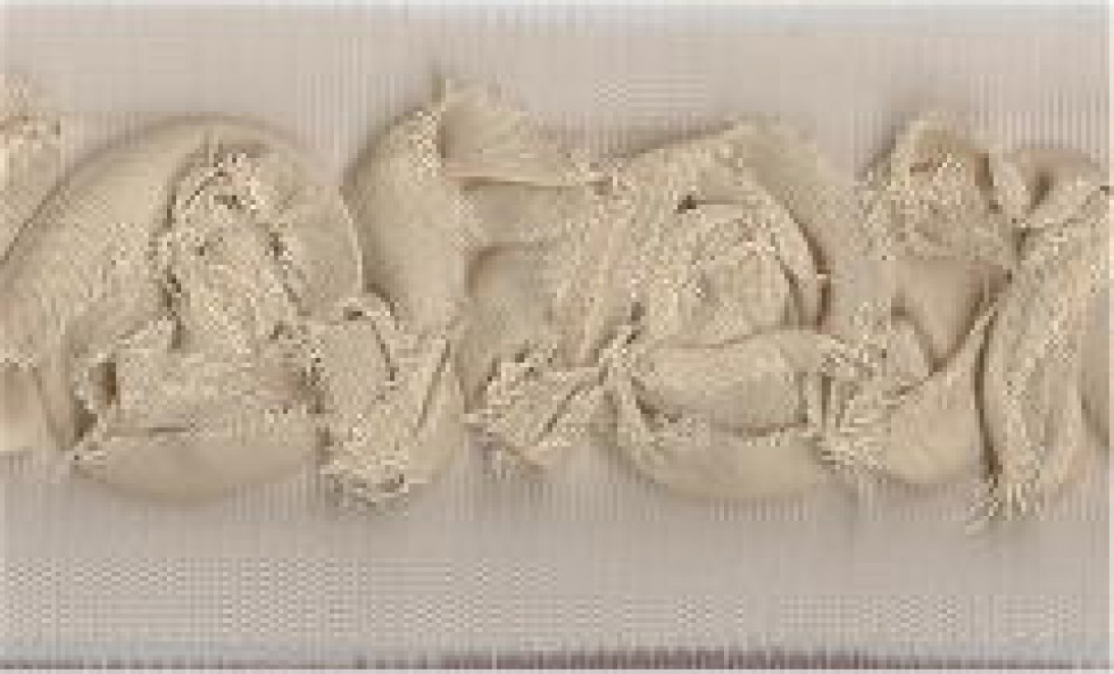 Chiffon Flowers Trim Beige