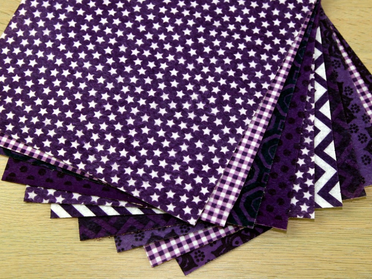 Camelot Fabrics Soft Felt Fabric Purples