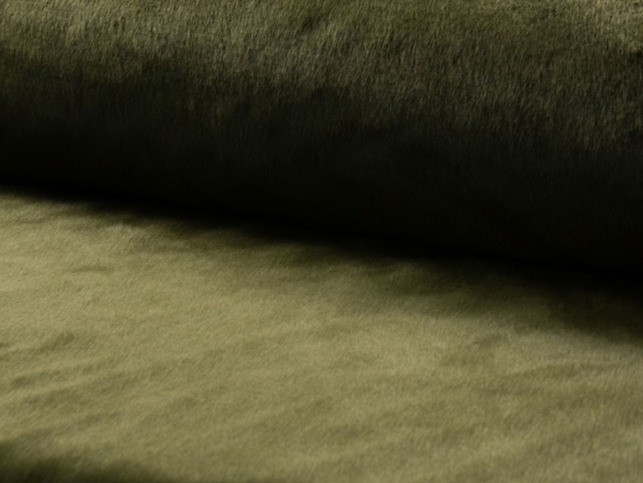 Fantasy Faux Fur Fabric Army Green