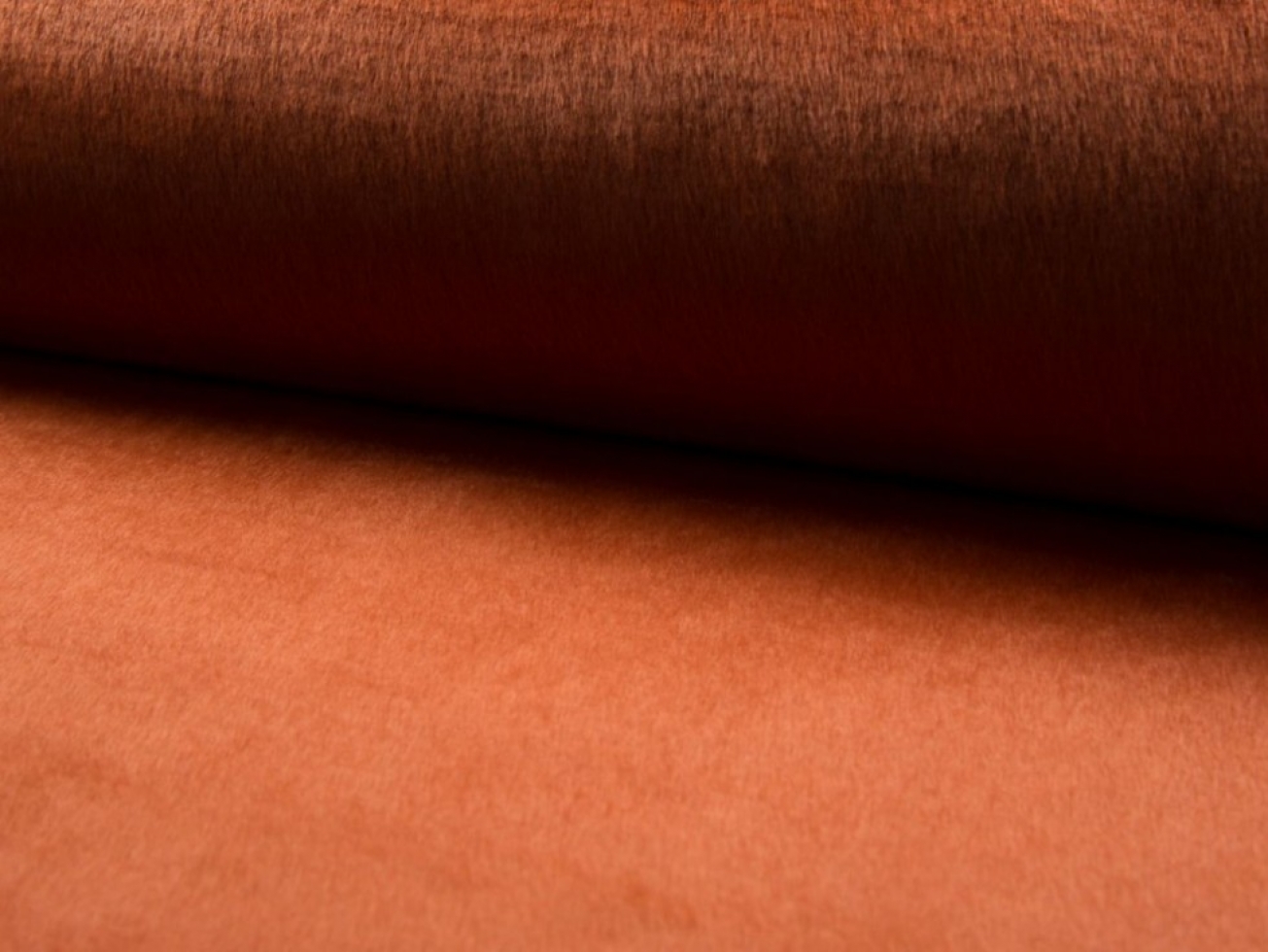 Fantasy Faux Fur Fabric Burnt Orange