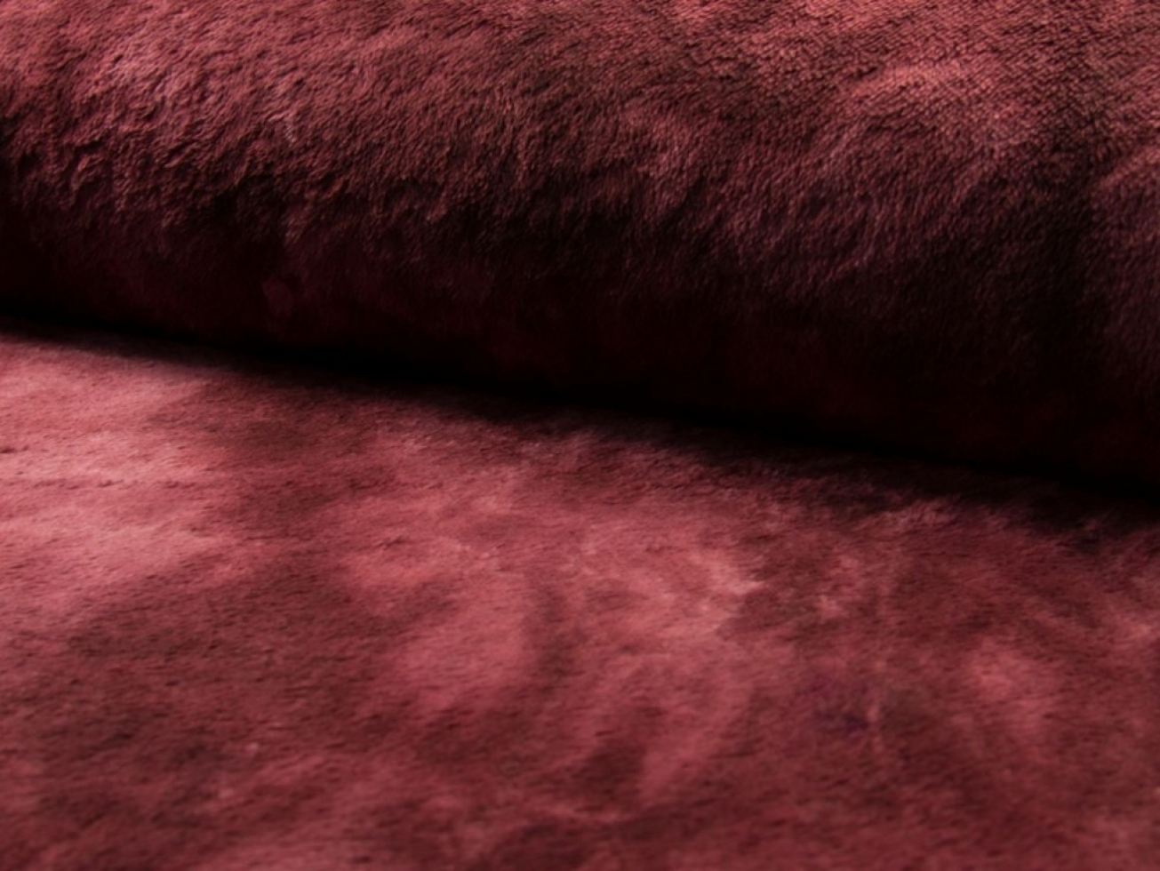 Fantasy Faux Fur Fabric Bordeaux