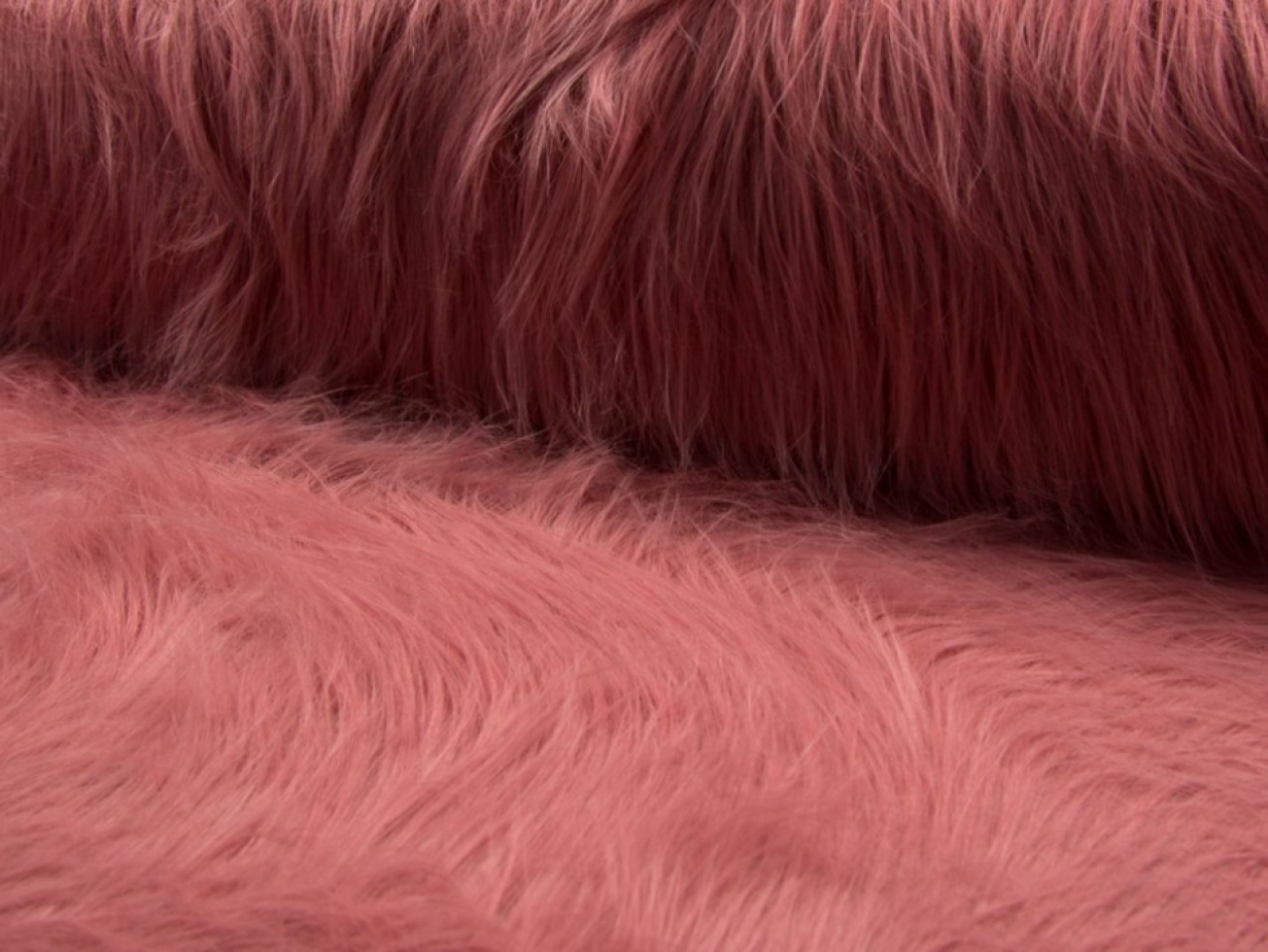Fantasy Faux Fur Fabric Old Rose Pink