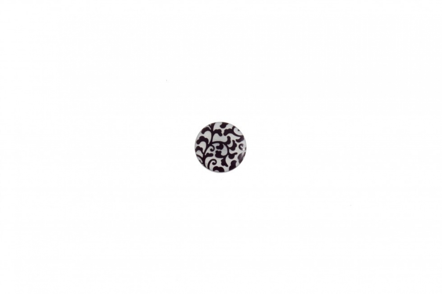 Trimits Round Leaf Shank Buttons Pearl & Black