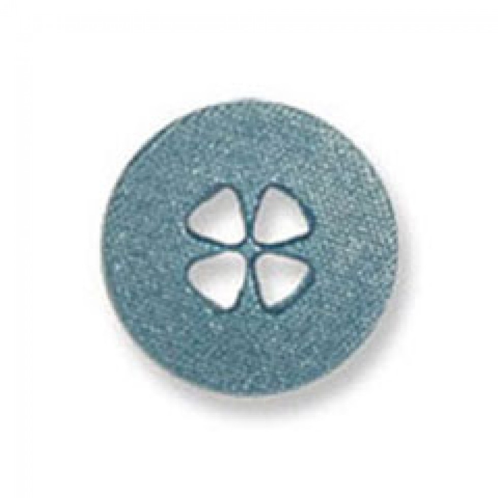 Trimits Round Glitter Buttons Blue