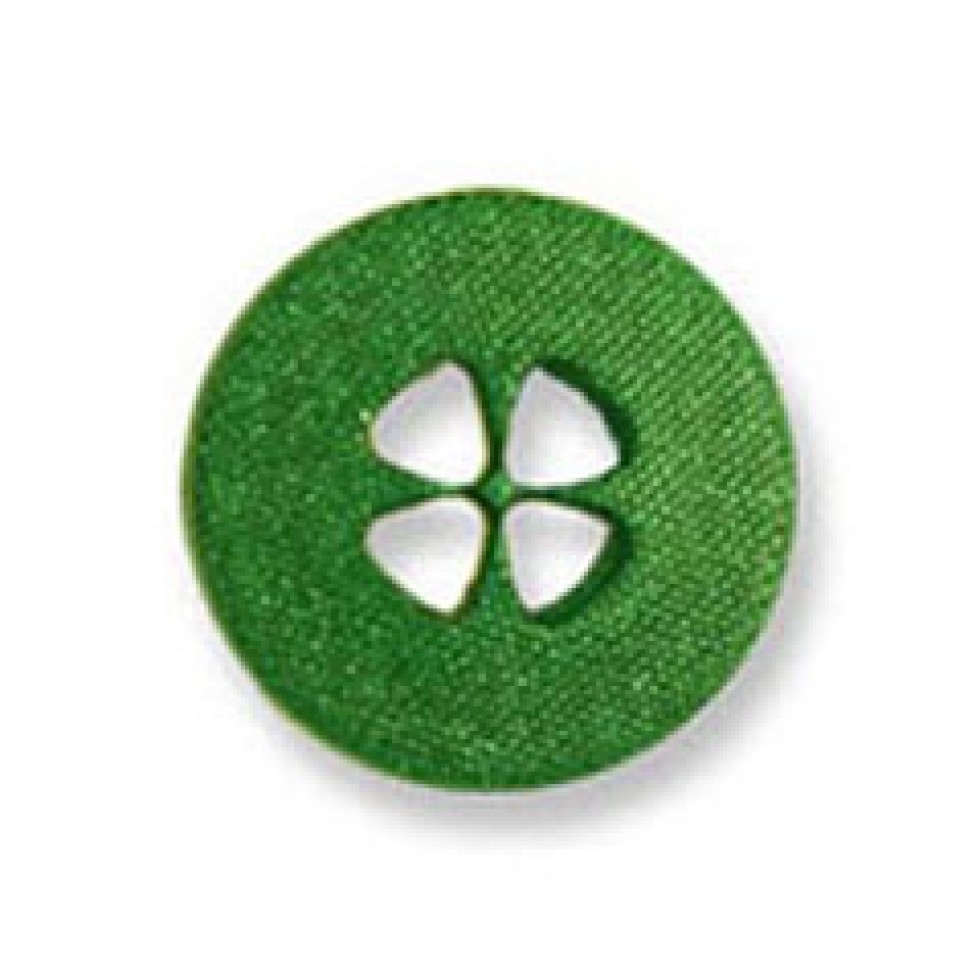 Trimits Round Glitter Buttons Green