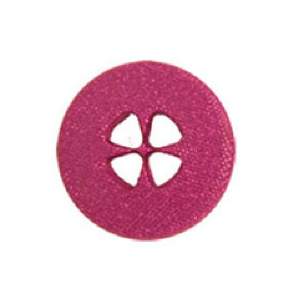 Trimits Round Glitter Buttons Fuchsia