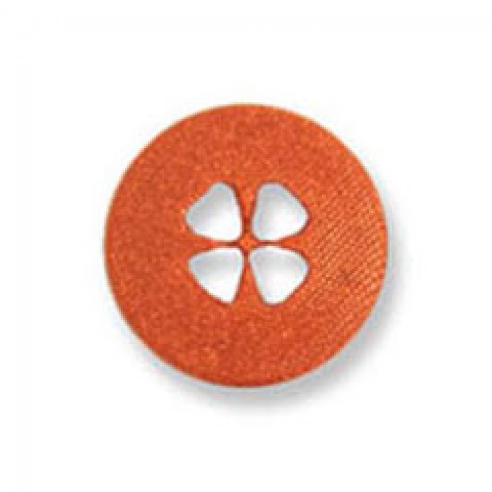 Trimits Round Glitter Buttons Orange