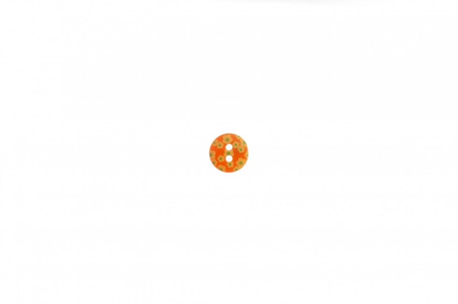 Trimits Round Flower Buttons Orange