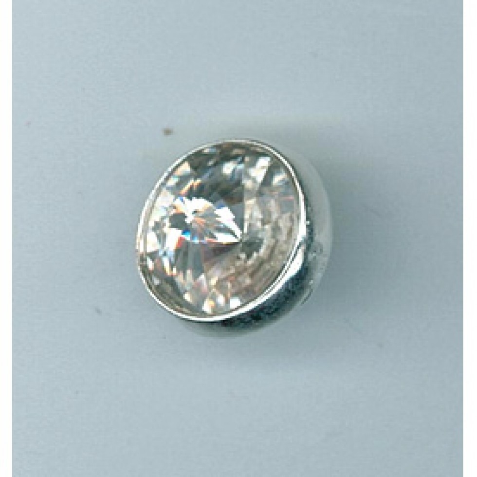 Glass Diamante Buttons Gold