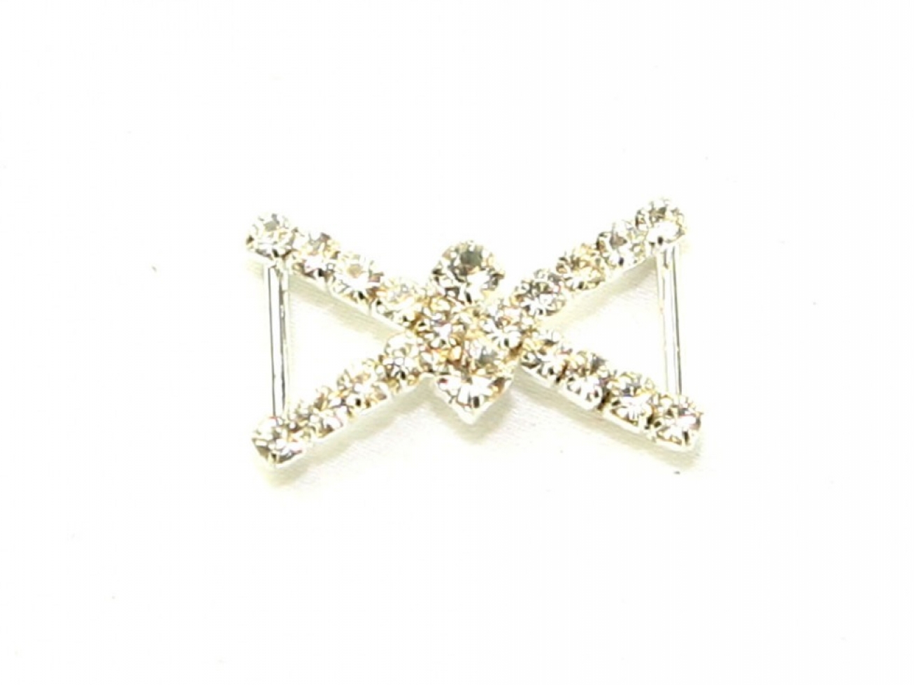Diamante Strap Link Silver