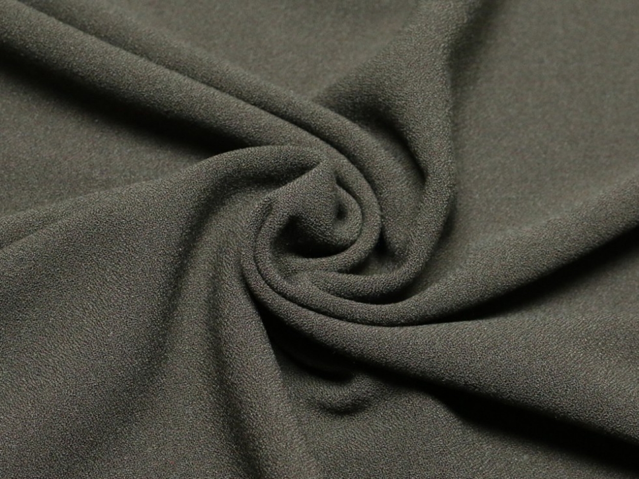 Viscose Stretch Woven Crepe Fabric Chocolate Brown