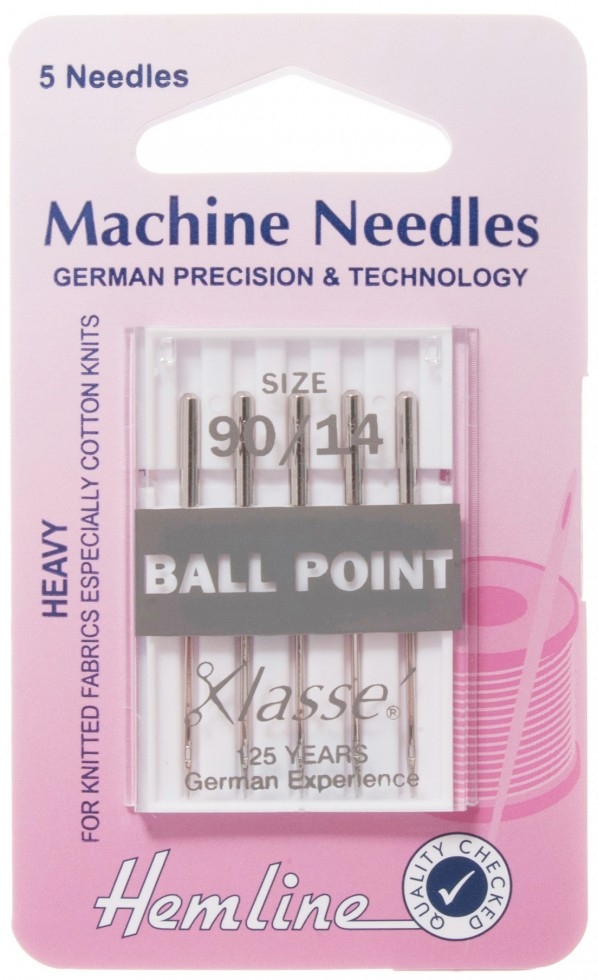 Hemline Ball Point Sewing Machine Needles