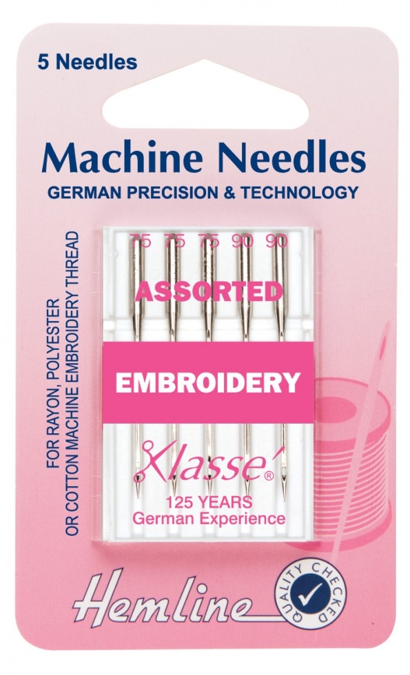 Hemline Embroidery Machine Needles