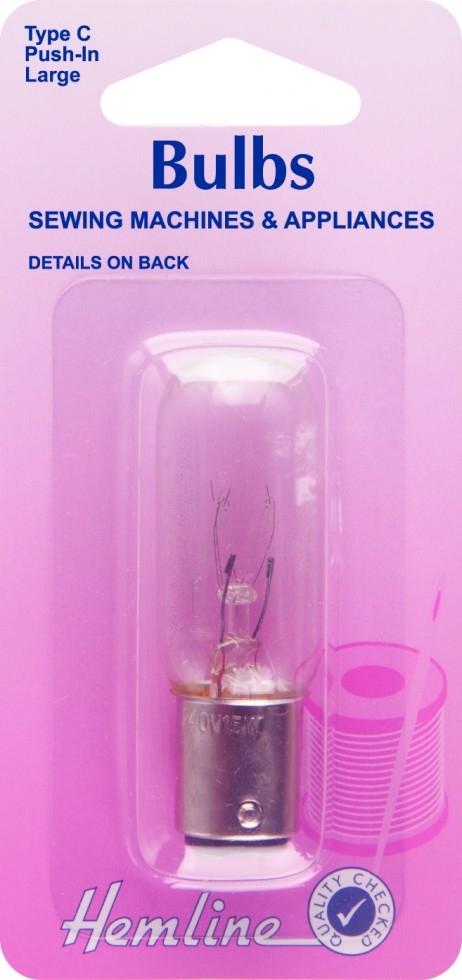 Hemline Sewing Machine Bayonet Bulb