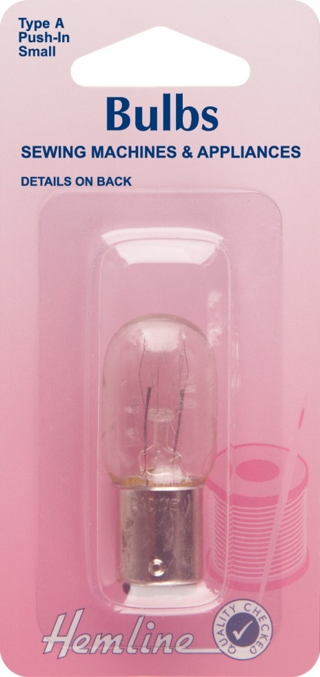 Hemline Sewing Machine Bayonet Bulb