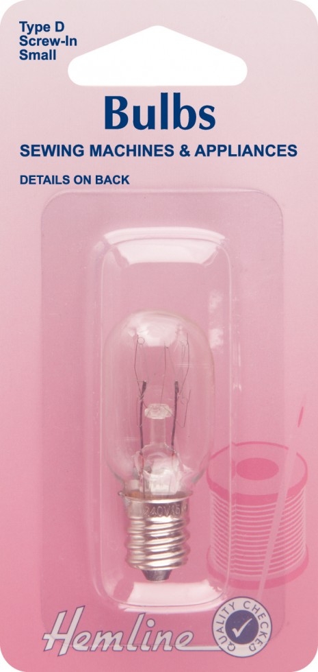 Hemline Sewing Machine Screw Bulb
