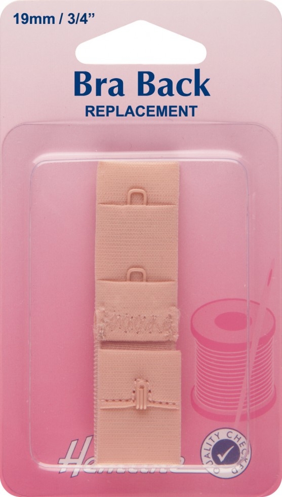 Hemline Bra Back Replacements Beige