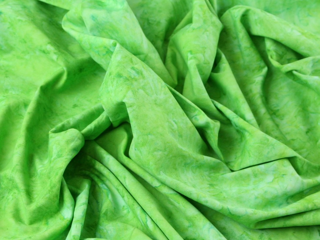 John Louden 100% Cotton Poplin Fabric Lime Green