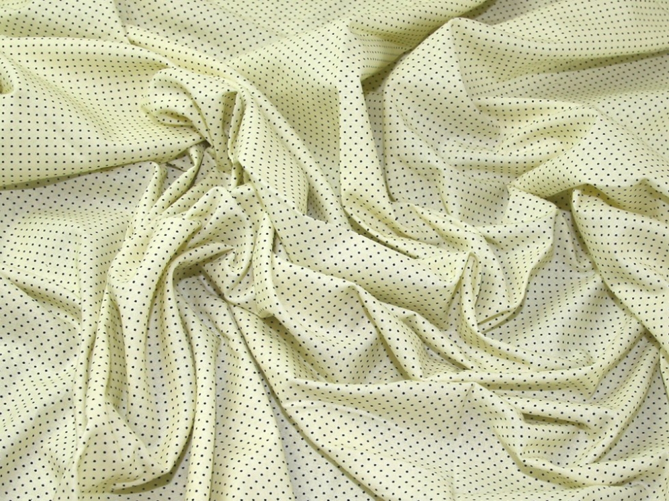 John Louden 100% Cotton Fabric Navy Blue on Cream
