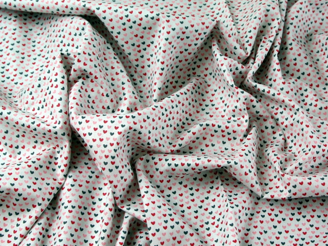 John Louden 100% Cotton Poplin Fabric Grey