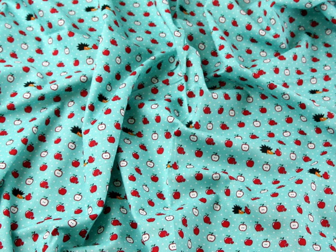 John Louden 100% Cotton Poplin Fabric Mint Green