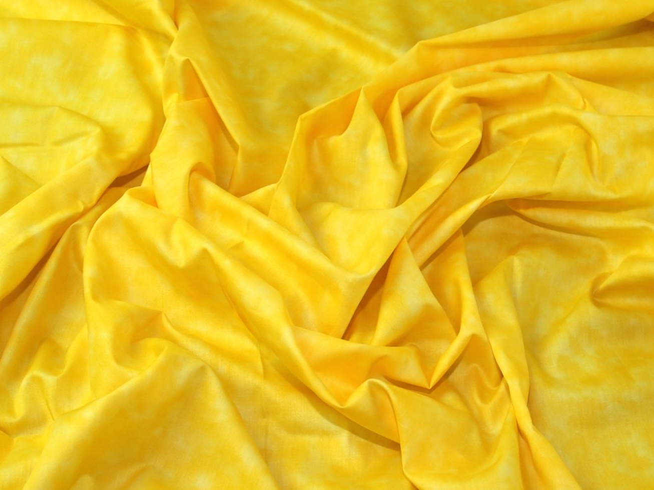 John Louden 100% Cotton Poplin Fabric Yellow