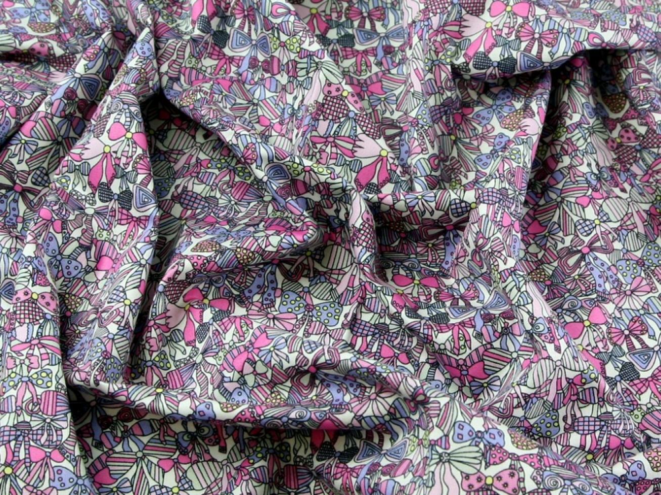 John Louden 100% Cotton Poplin Fabric Pink