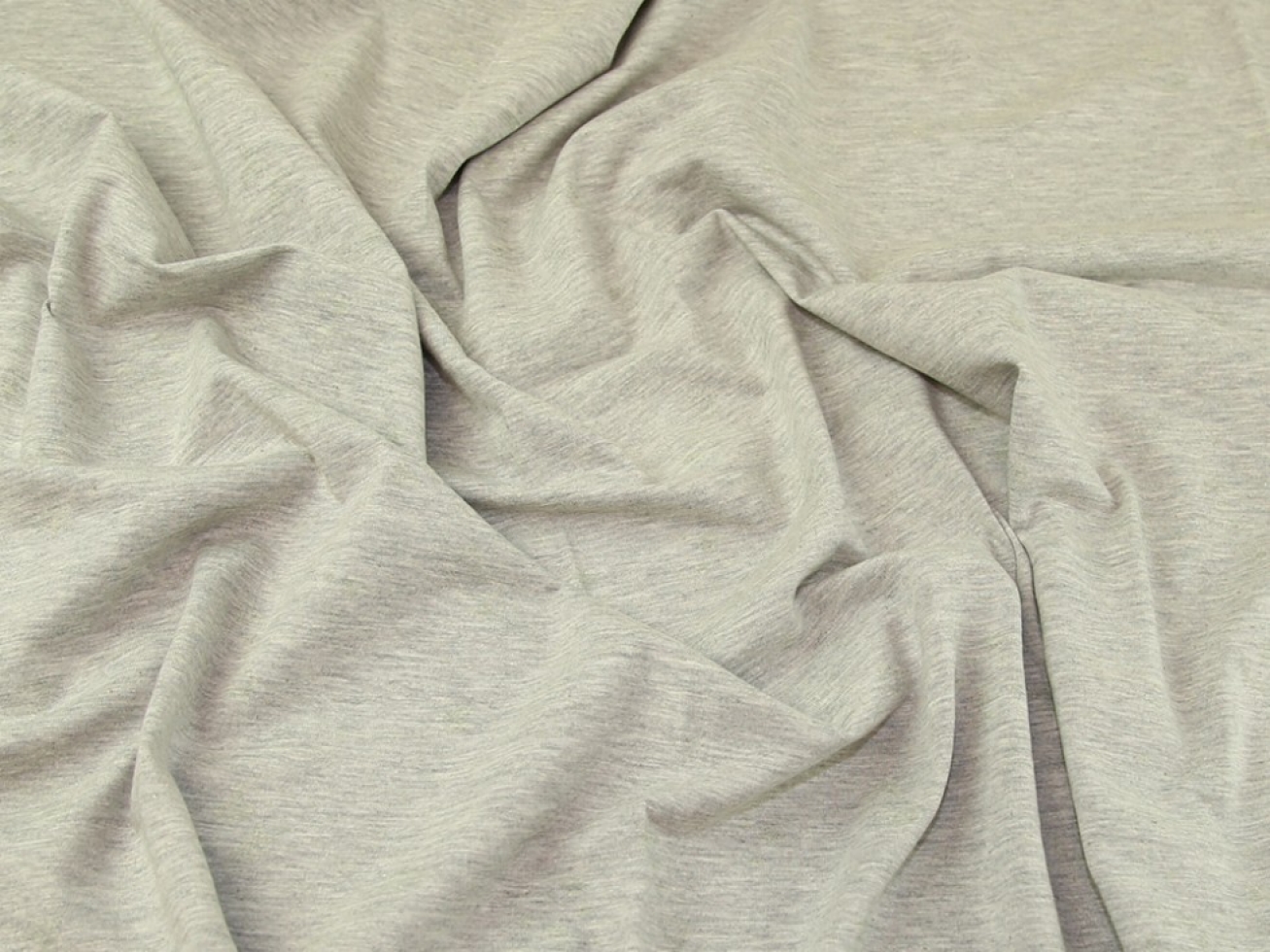 John Louden Glow In The Dark Jersey Stretch Knit Fabric Grey