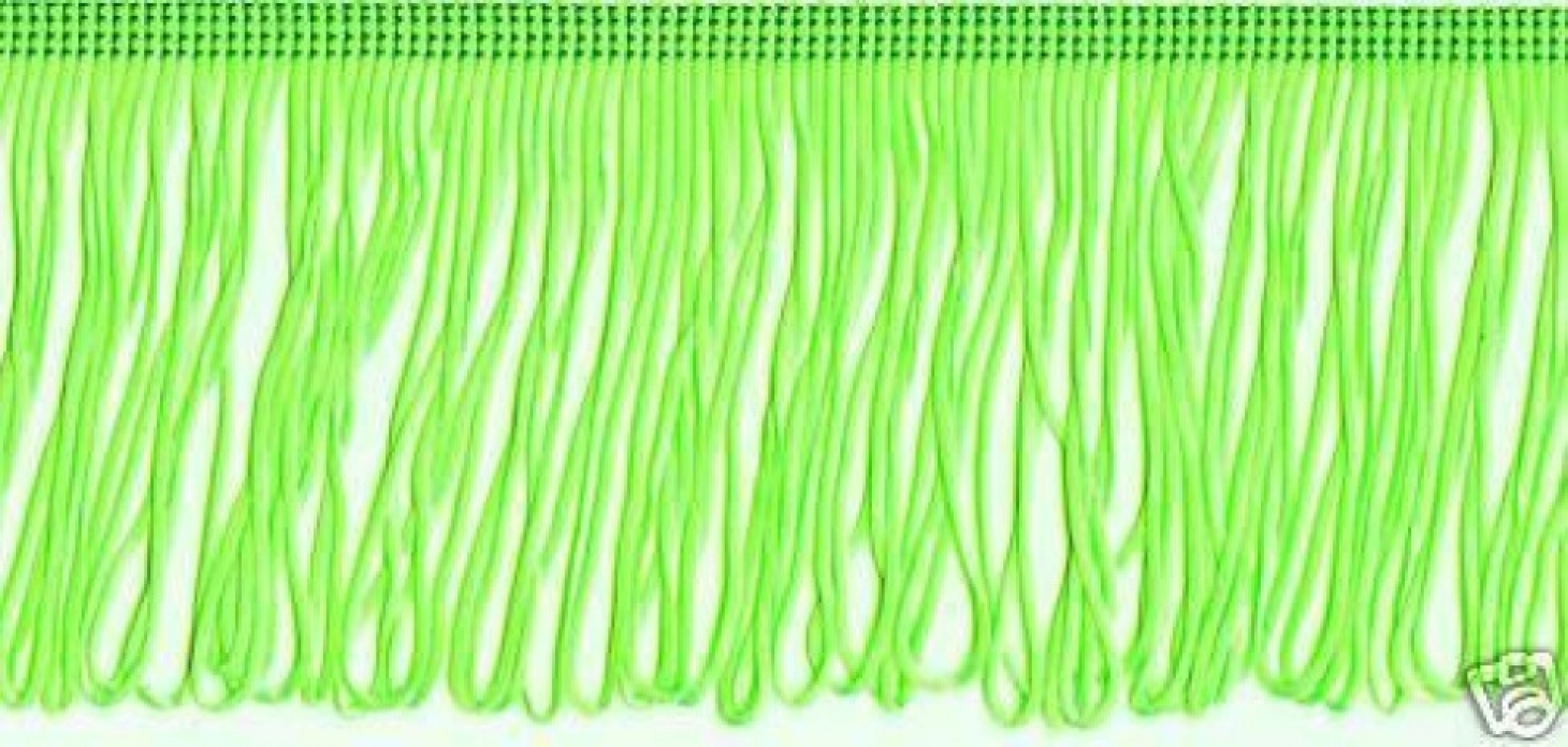 Loop Fringe Trim Fluorescent Green