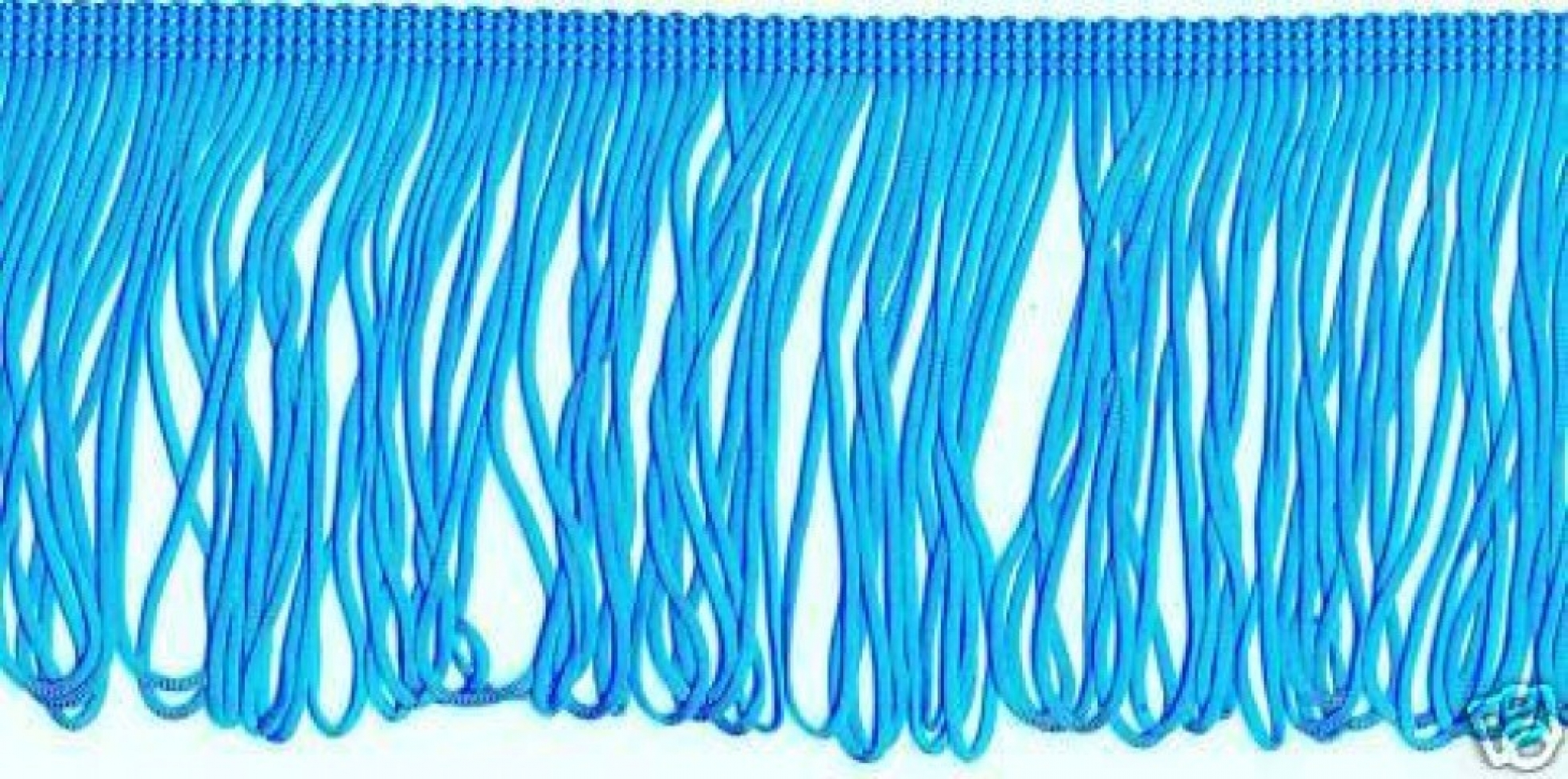 Loop Fringe Trim Fluorescent Turquoise