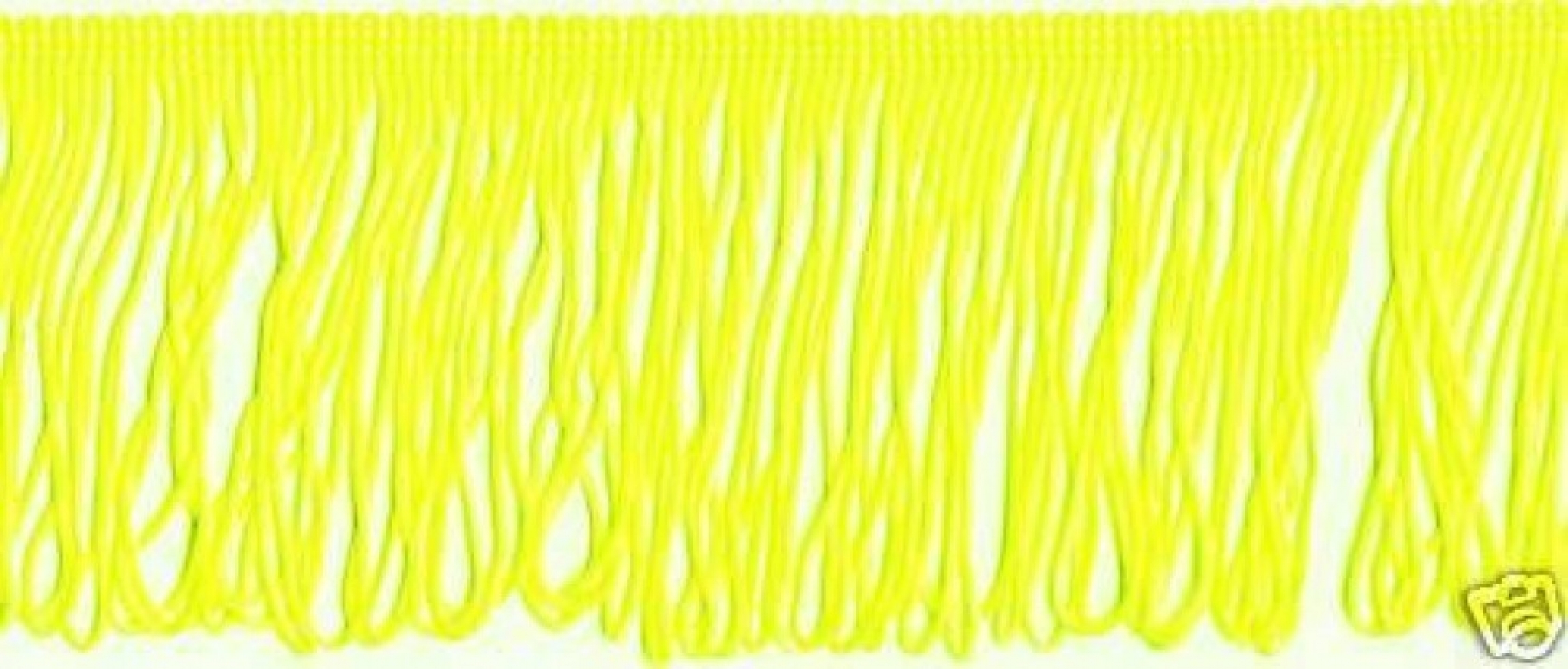 Loop Fringe Trim Fluorescent Yellow