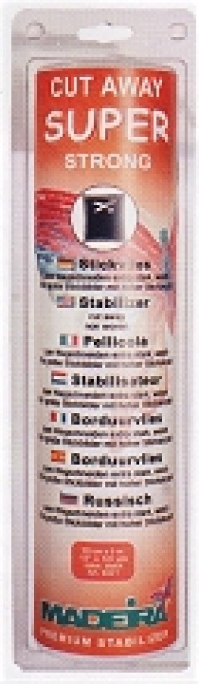Madeira Super Strong Cut Away Stabilizer Black