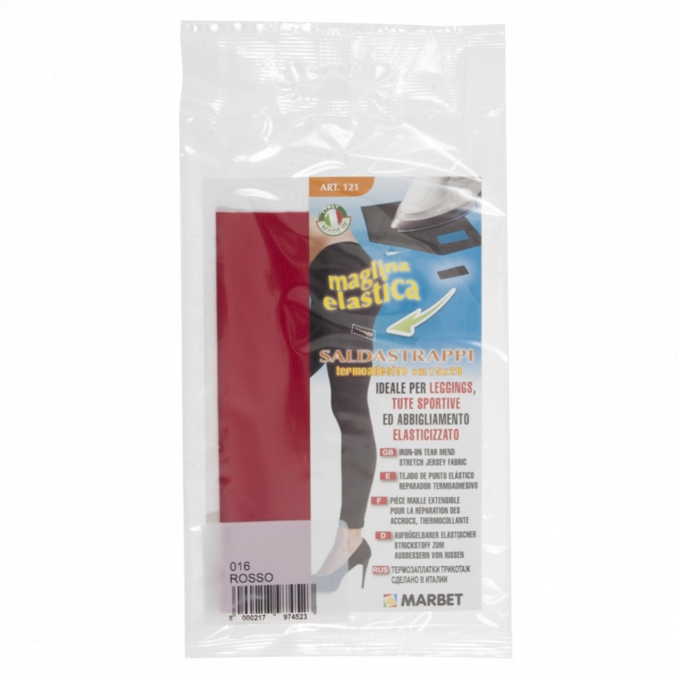 Marbet Stretch Jersey Repair Fabric Red