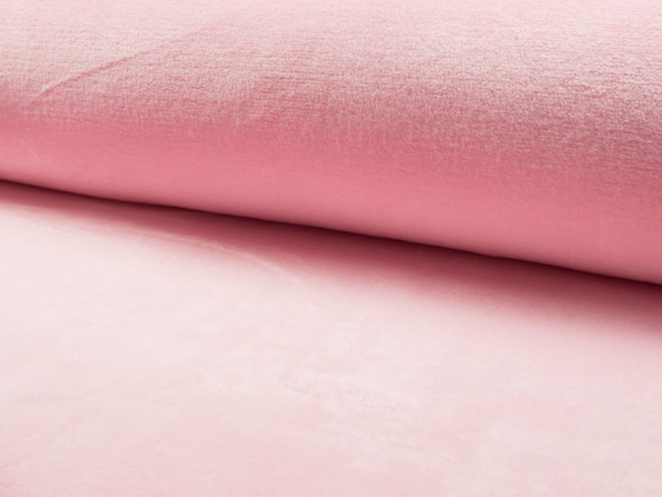 Plush Cuddle Fleece Fabric Light Rose Pink