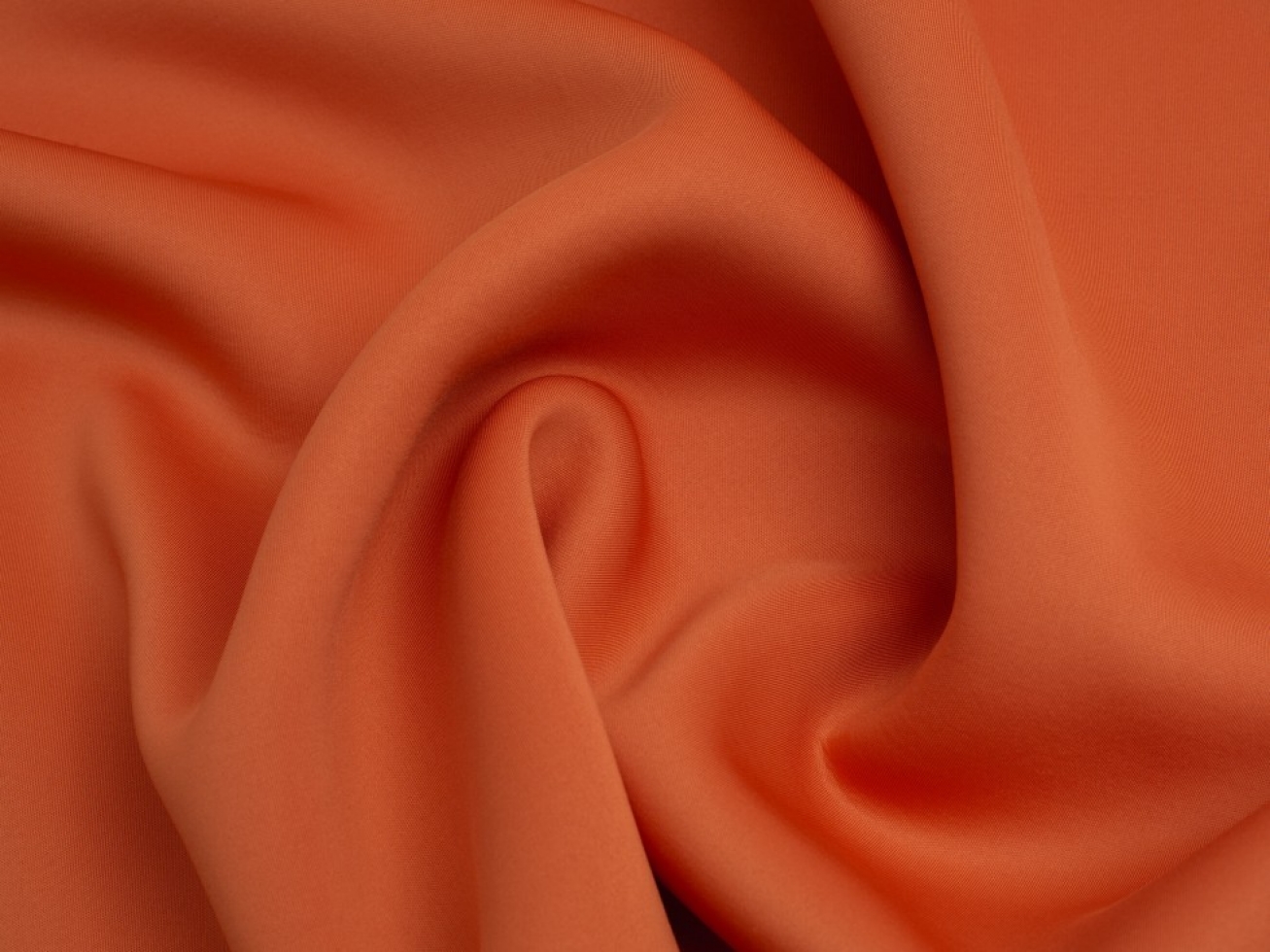 Minerva Core Range Neoprene Stretch Knit Fabric Burnt Orange